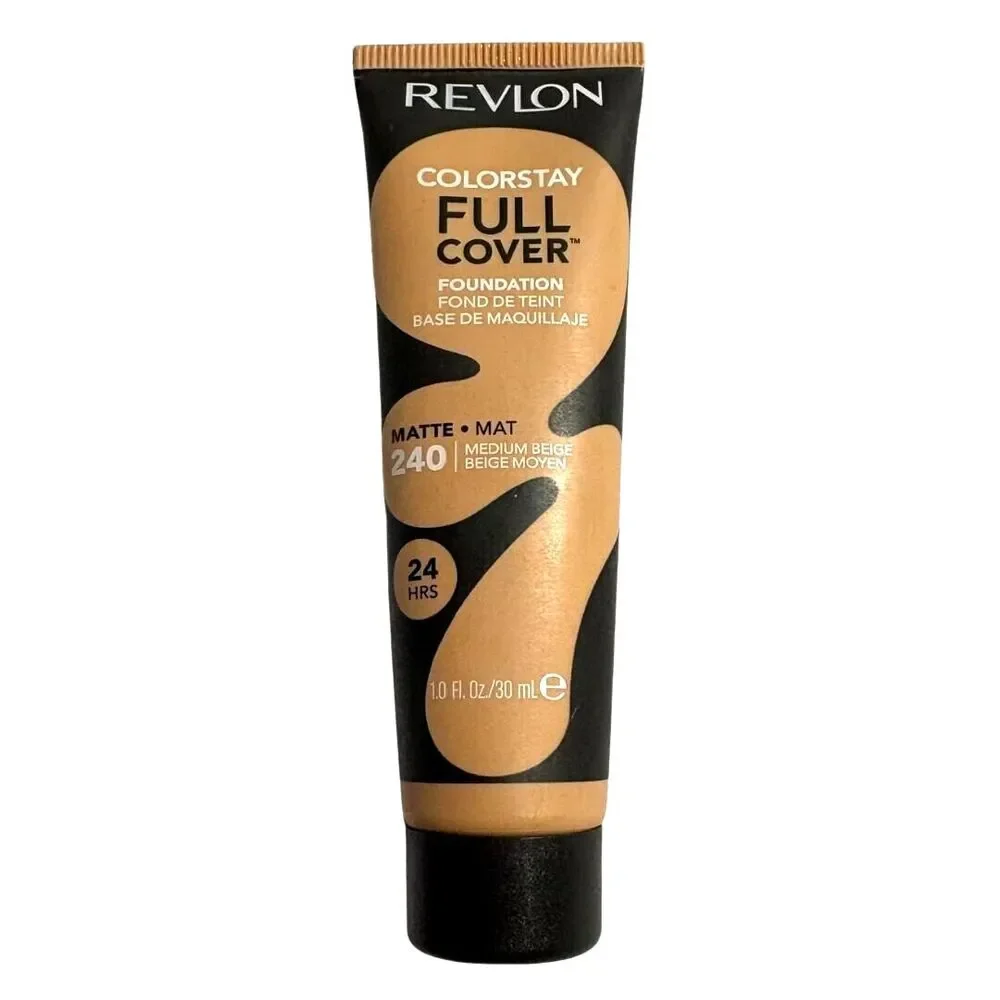 Revlon ColorStay Full Cover Foundation 240 Medium Beige Matte New